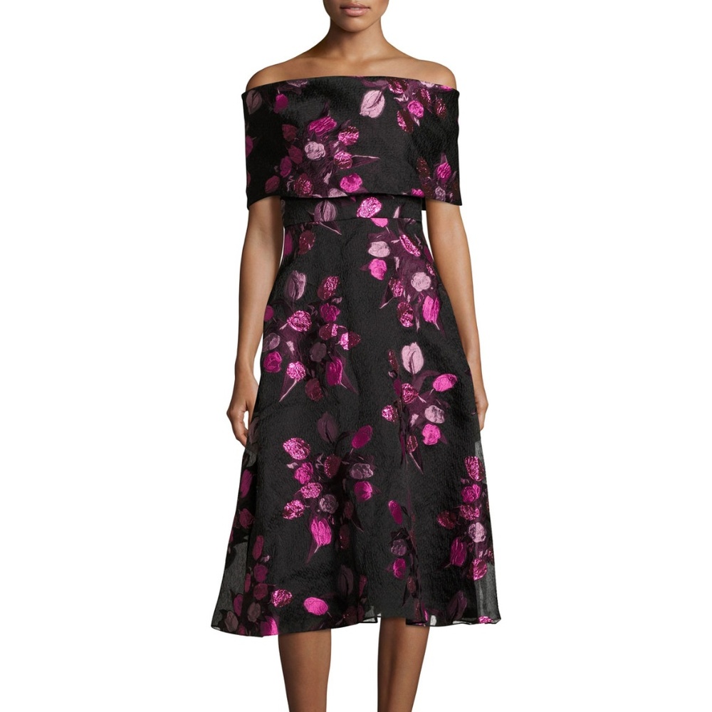 SOLD Lela Rose Tulip Fil Coupe A-line Dress - Picture 2 of 6